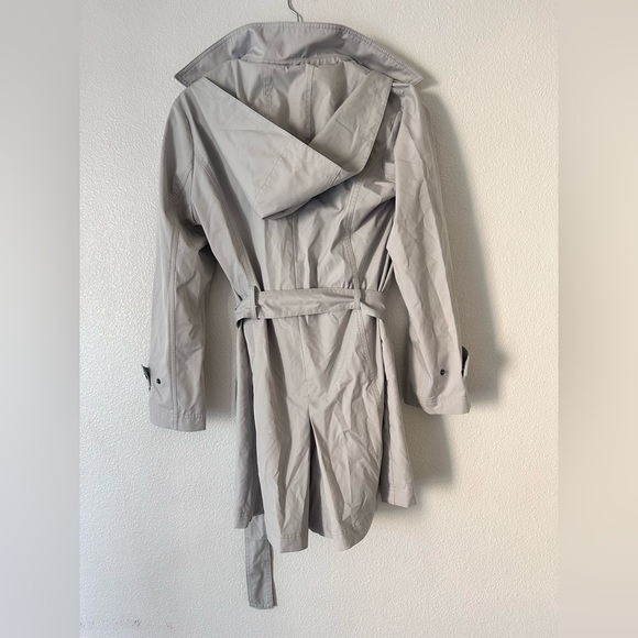 Metropolis Light Gray Trench Coat | NWOT - Picture 2 of 4